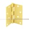 Prime-Line Door Hinge Residential Smooth Pivot, 4 in. x 4 in. with Square Corners, Satin Brass 3 Pack U 1150363 - alternate 1